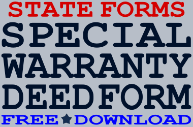 Free Alabama Special Warranty Deed